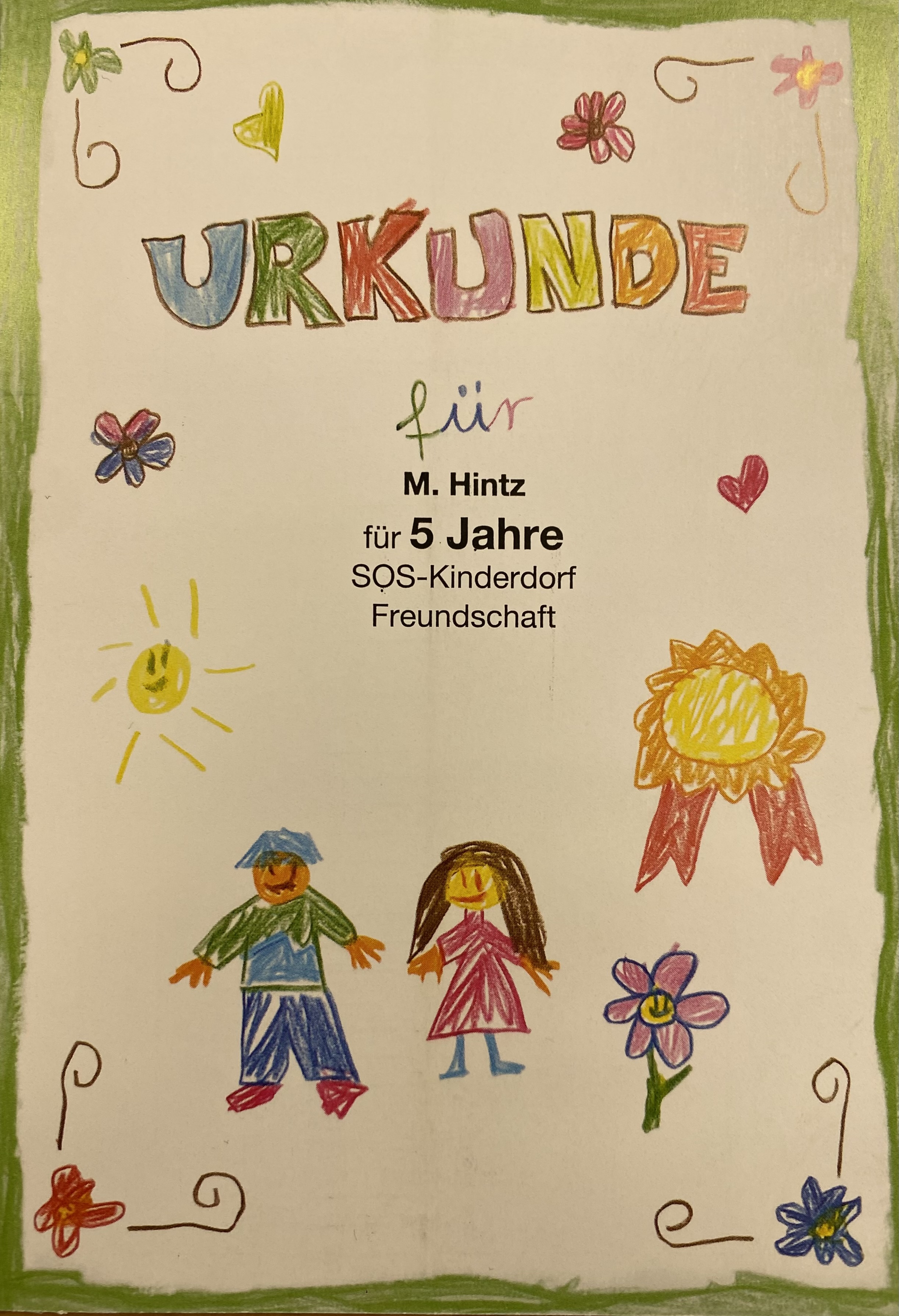 SOS-Kinderdorf Unternehmenspaten